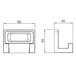Крючок Gappo G30805-26 чёрный